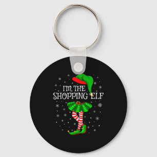 Family Matching Women Girls I'm The Shopng Elf Chr Key Ring