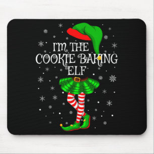 Family Matching Women Girls The Cookie Baking Elf Mouse Mat