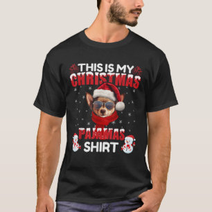 Family Matching Xmas Hat Funny Reindeer Chihuahua  T-Shirt