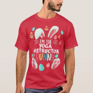 Family Matching YOGA INSTRUCTOR Bunny Graphic East T-Shirt