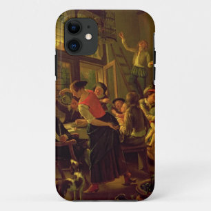 Family Meal (oil on canvas) iPhone 11 Case