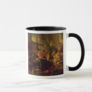 Family Meal (oil on canvas) Mug