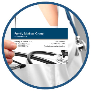 Family Medical Doctor Business Cards