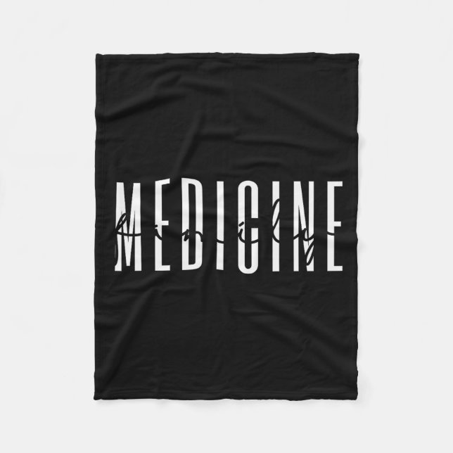 Family Medicine Doctor Family Medicine Nurse Docto Fleece Blanket (Front)