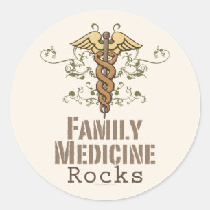 Family Medicine Rocks Stickers