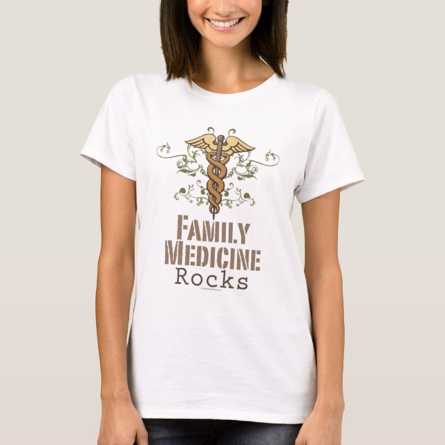 Family Medicine Rocks T-shirt (Front)