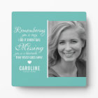 Family Memorial | Teal Photo Keepsake