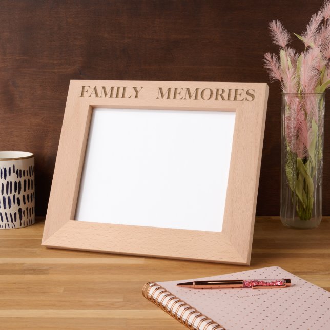 FAMILY MEMORIES  ETCHED FRAMES (Left)