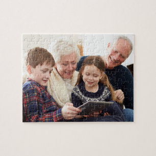 Family Memories Personalised Grandparent Photo Jigsaw Puzzle