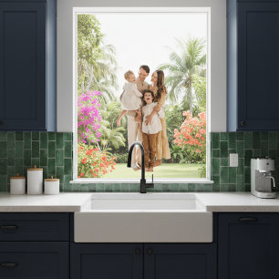 Family Memories: Personalised Photo Window Window Cling