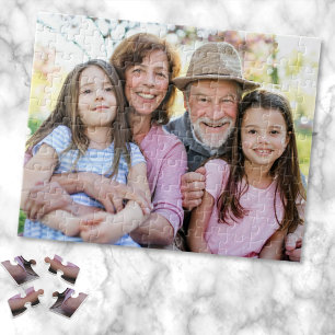 Family Memories Personalized Grandparent Photo Jigsaw Puzzle