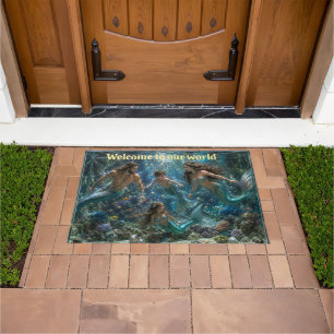 Family Mermaid Doormat