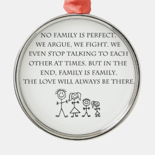 Family Metal Tree Decoration