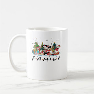 family mickey and friend christmas coffee mug