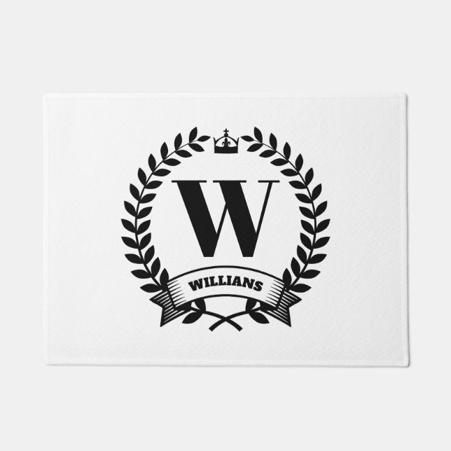 Family Monogram Doormat (Front)