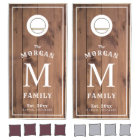 Family Monogram Light Wood Styled