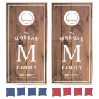 Family Monogram Light Wood Styled