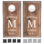 Family Monogram Light Wood Styled
