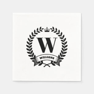 Family Monogram Napkin