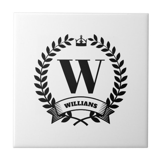 Family Monogram Tile (Front)