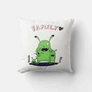 Family Monsters Cushion