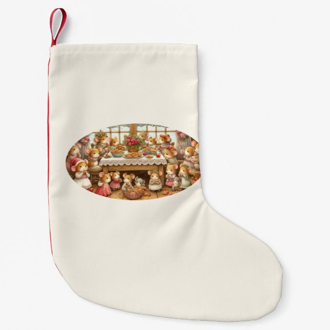Family mouse Christmas Stocking (Front)
