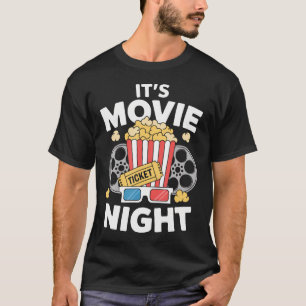 Family Movie Night Cinema Film Watch Party T-Shirt