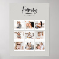 family multi photo photograph print