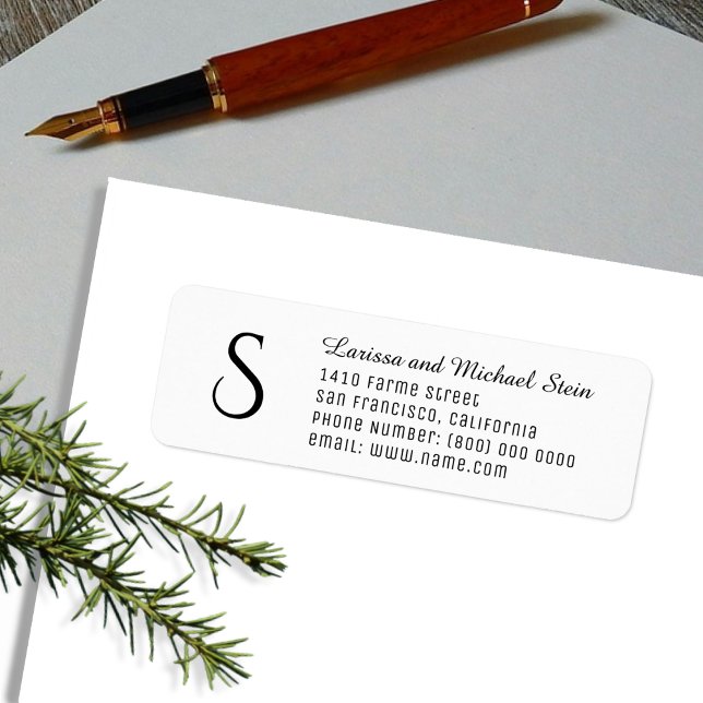 Family Name & Address Monogram (Creator Uploaded)
