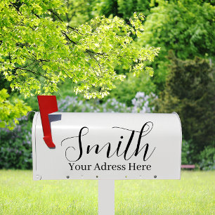 Family Name & Address - Personalized Mailbox