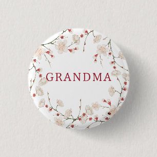 Family Name Baby Shower Button