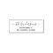 Family Name Chic Calligraphy Return Address