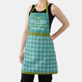 Family name family night vacation  apron