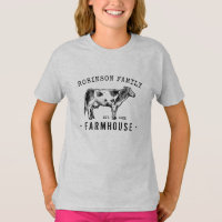 Family Name Farmhouse Rustic Dairy Milk Cow