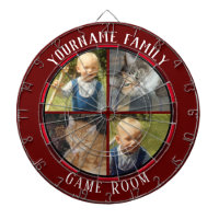Family Name Four Photo Game Room