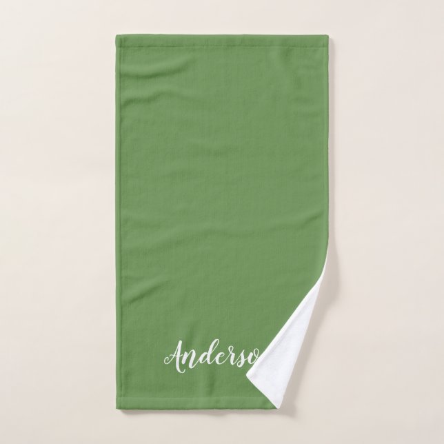 Family name hand towel, you choose colour hand towel (Hand Towel)