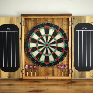 Family Name Personalised Blue Dartboard