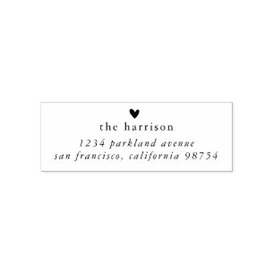 Family Name & Return Address Self-inking Stamp