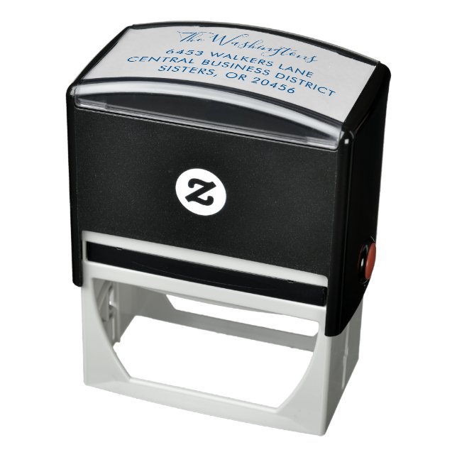 Family Name Script Return Address Self-inking Stamp (Product)