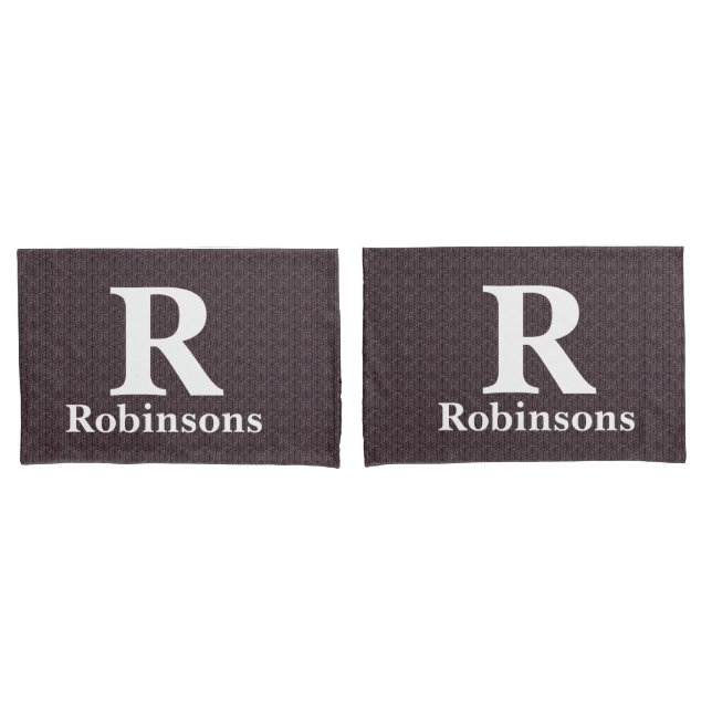 Family Name Sweater Pillowcases (Front-Set)