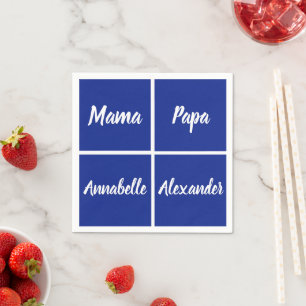 Family Name Templates  Napkin
