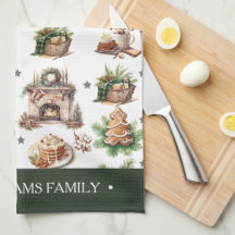 Family Name Watercolor Christmas