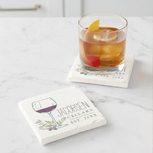 Family Name Wine Cellars Stone Coaster