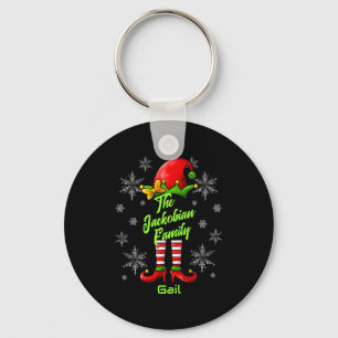 Family Name Year Reunion Matching Christmas Elf T Key Ring