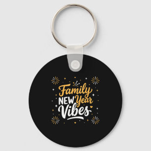 Family New Year 2026 Matching Party Crew Key Ring