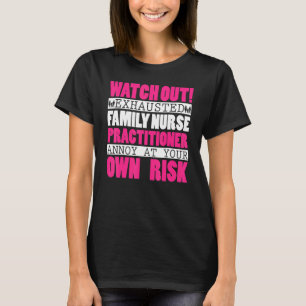Family Nurse Practitioner Apparel  Cute Fnp Design T-Shirt
