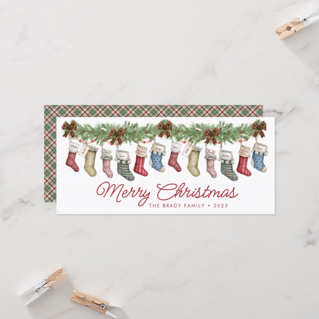 Family of 12 | Grandkids | Large Family Stockings (Front/Back In Situ)