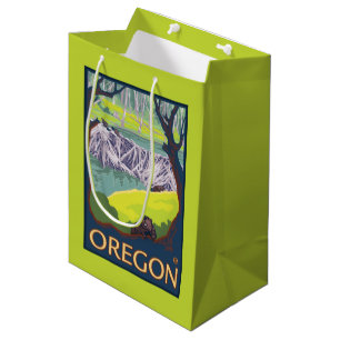 Family of Beavers Medium Gift Bag