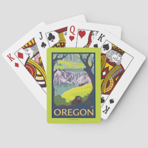 Family of Beavers Playing Cards