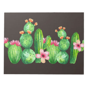 Family Of Cactus Notepad